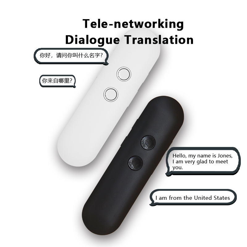 new Portable Mini Wireless Smart Translator 40 Languages Two-Way Real Time Instant Voice Translator APP Bluetooth Multi-Language