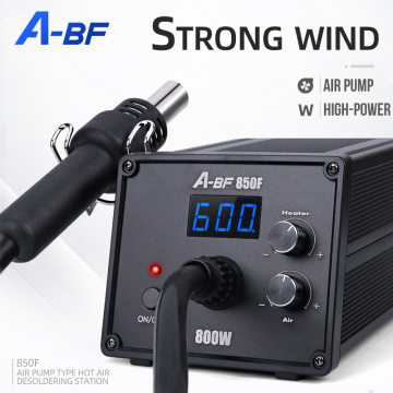 A-BF Anti-static Digital Display Desoldering Station Hot Air Gun Spiral Wind Constant Temperature Adjustable Welding Station