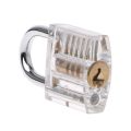 50mm/2" Transparent Cutaway Locks Inside View Practice Padlock Visible View Lock Training Skill Locks Keyed Padlock Locksmith