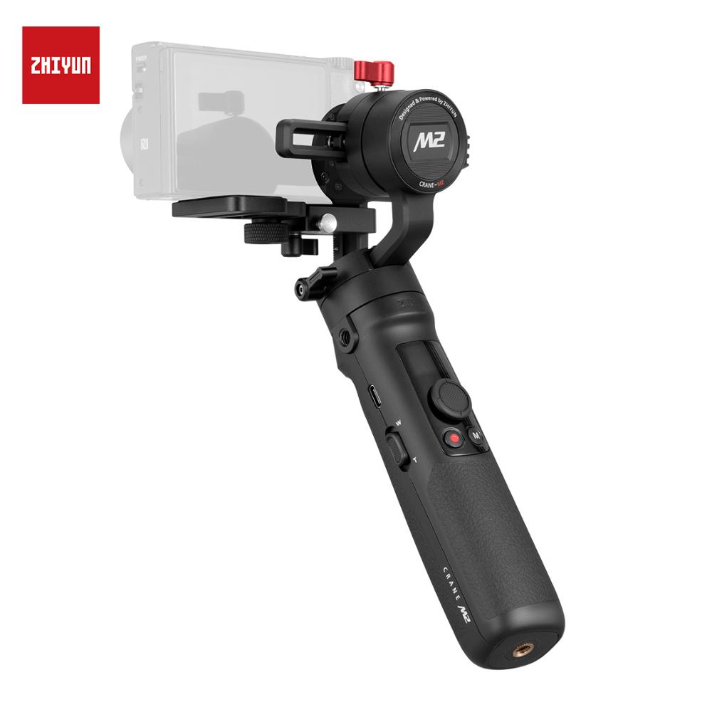 ZHIYUN Official Crane M2 Handheld Stabilizer for Smartphones Phone Compact Mirrorless Action Cameras New Arrival Gimbals 500g