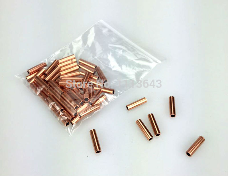 Floor Heating Cable Connection Carbon Fiber Heating Wire Copper Tube 50 pcs/bag