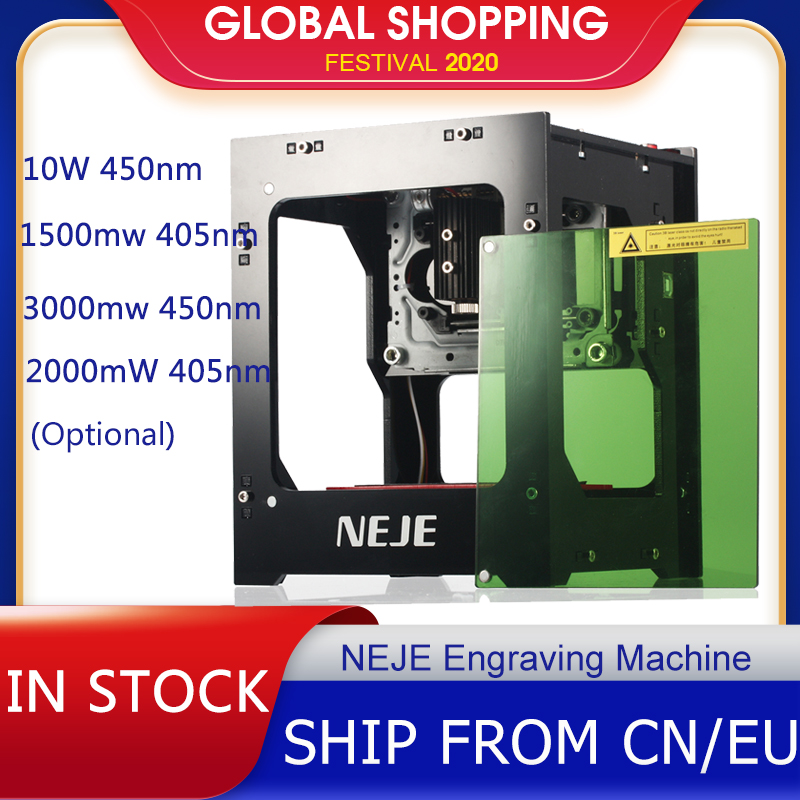NEJE DK-8-KZ CNC Laser Engraving Machine 1500/2000/3000mW DIY Automatic CNC Wood Router Laser Cutter Engraver Cutting Machine