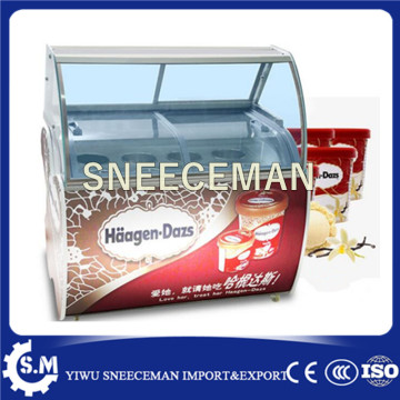 Deep Freezer Ice Cream Display Cabinet With Front Window