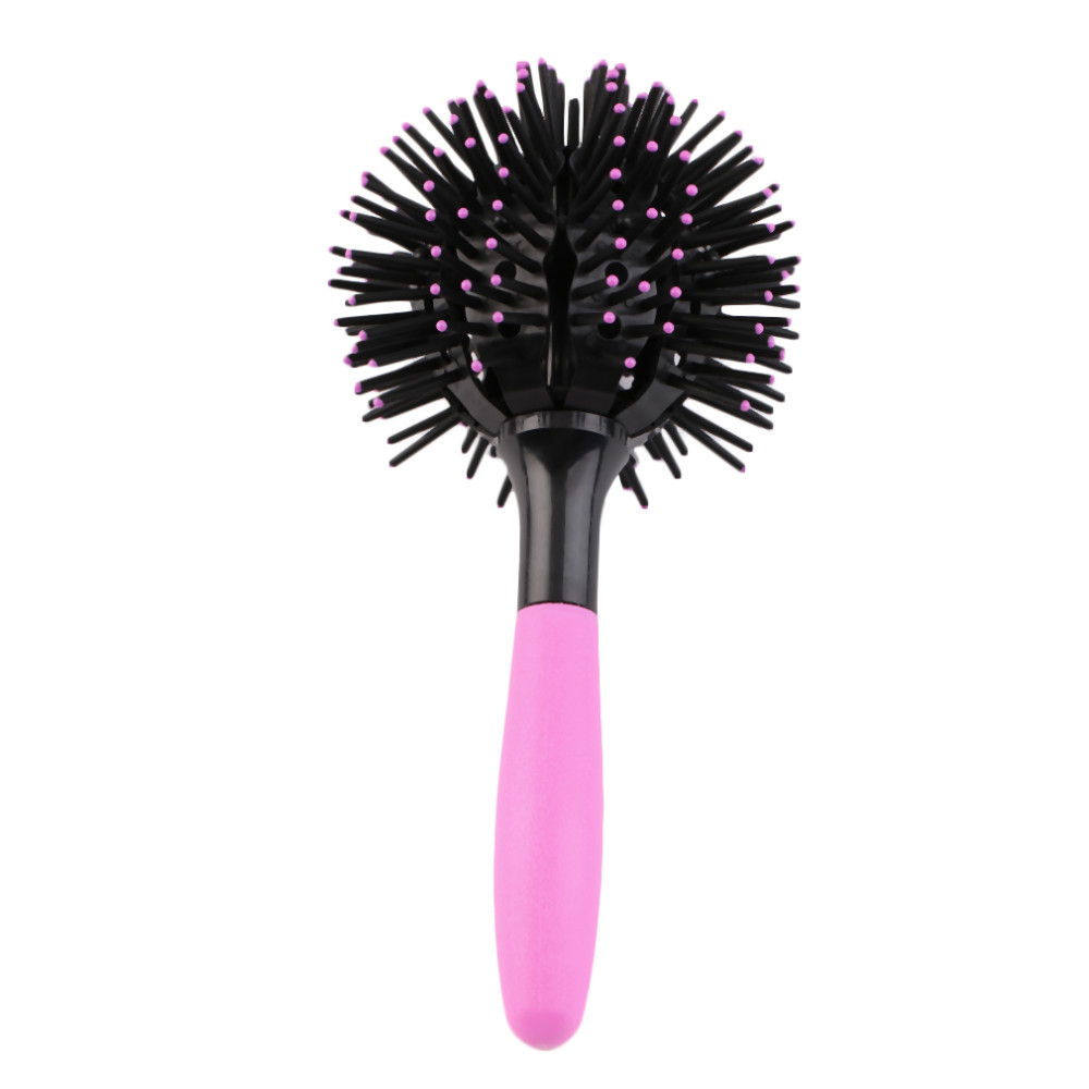 3D Round Hair Brushes Comb Salon make up 360 degree Ball Styling Tools Magic Detangling Hairbrush Heat Resistant Hair Comb