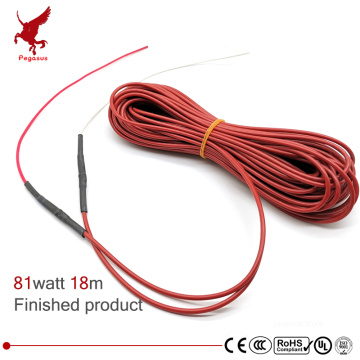 12K 18meter 81watt carbon fiber silicone rubber heating cable multipurpose soft tough heat wire radiation-free warm heat cable