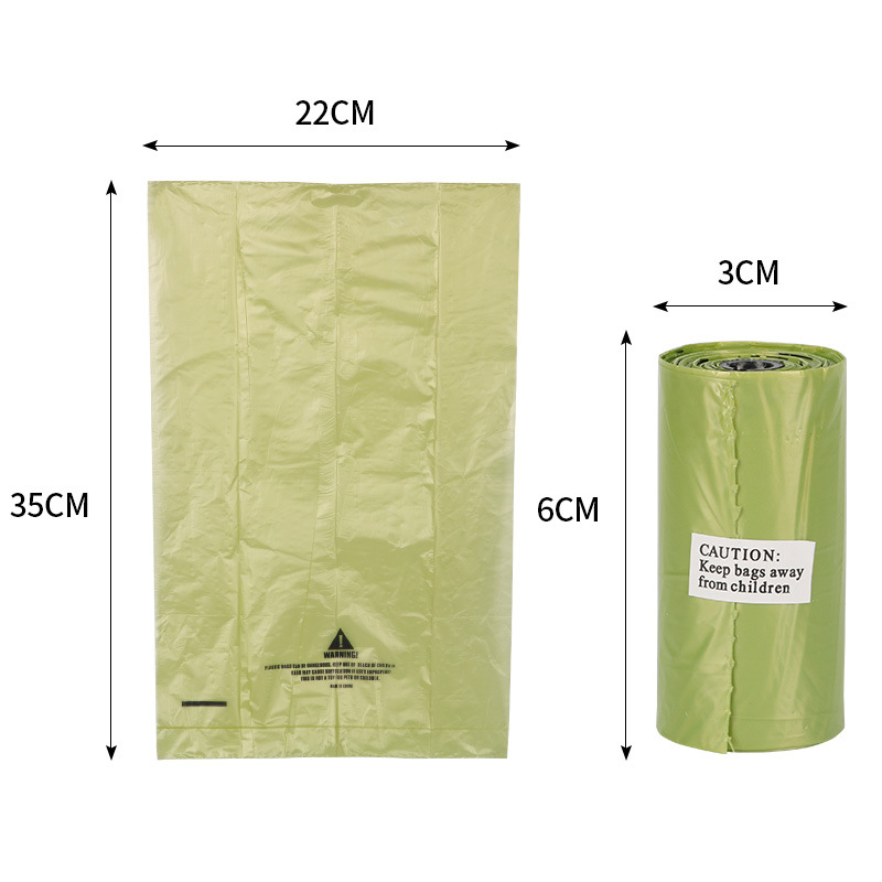 1Rolls 15count Dog Poop Bags biodegradable Earth-Friendly Dog Waste Bags Dog Pooper Scooper Several colors to choose