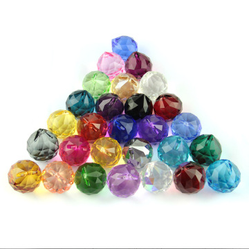 8pcs/lot 40MM MIXED COLOR Crystal prism drop Crystal hanging ball for home&wedding decoration free shipping