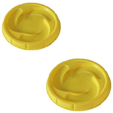 2Pcs Yellow Arena Disk For Beyblad Burst Gyro Exciting Duel Spinning Top Stadium