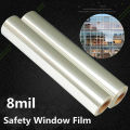 HOHOFILM 2mil/4mil/8mi Roll Safety Clear Window Film Glass Protection PET Anti Shatter Resist Prevent Glass explosion security