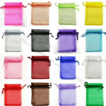 50Pcs 7x9cm Organza tulle fabric bags Jewelry Packaging Bags Wedding Party Decoration Favors And Gift Bags Candy Pouches 5ZSH312