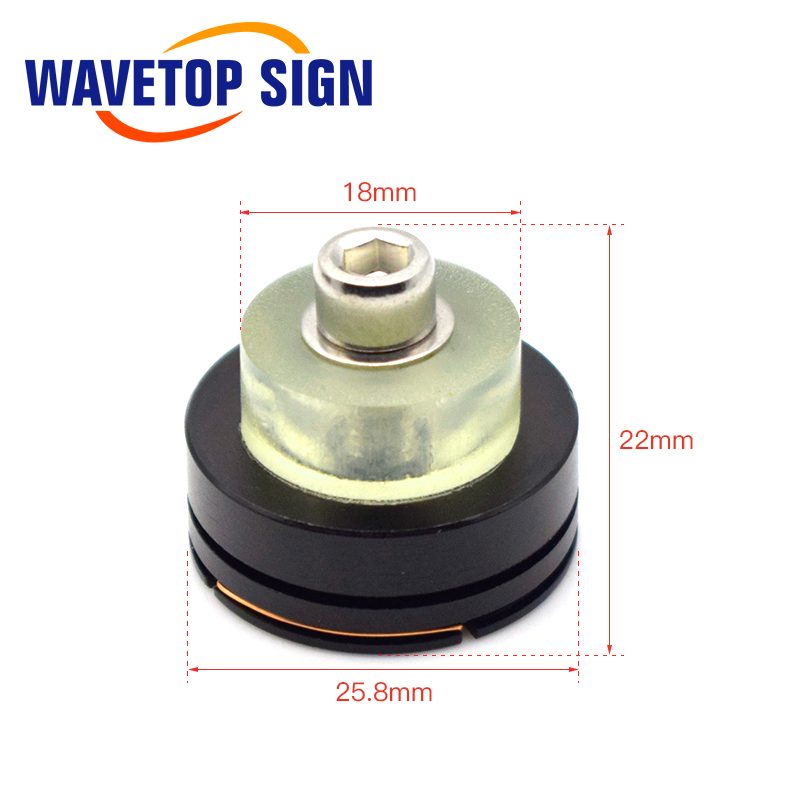 WaveTopSign CO2 Laser Head Focus Lens 20mm Reflective Mirror 25mm Integrative Mount Laser Engraving and Cutting Machine