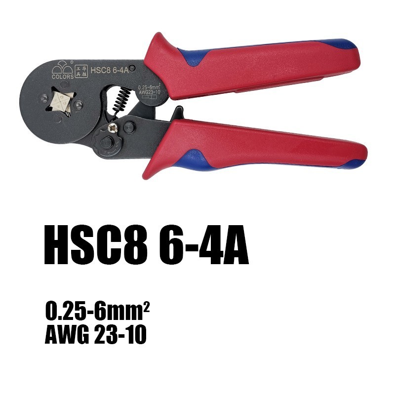 800pcs Cable Wire Terminal Connector with Hand Ferrule Crimper Plier Crimp Tool HSC8 6-4A Kit Set AWG 10-23