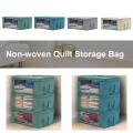 Clothing Wardrobe Organizer Bag Clothes Blanket Quilt Closet Box Bag Home Foldable Storage Organization Moisture-proof