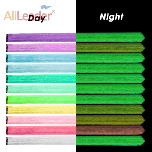 Glowing Synthetic Hair One Clip In Hair Extension Supplier, Supply Various Glowing Synthetic Hair One Clip In Hair Extension of High Quality