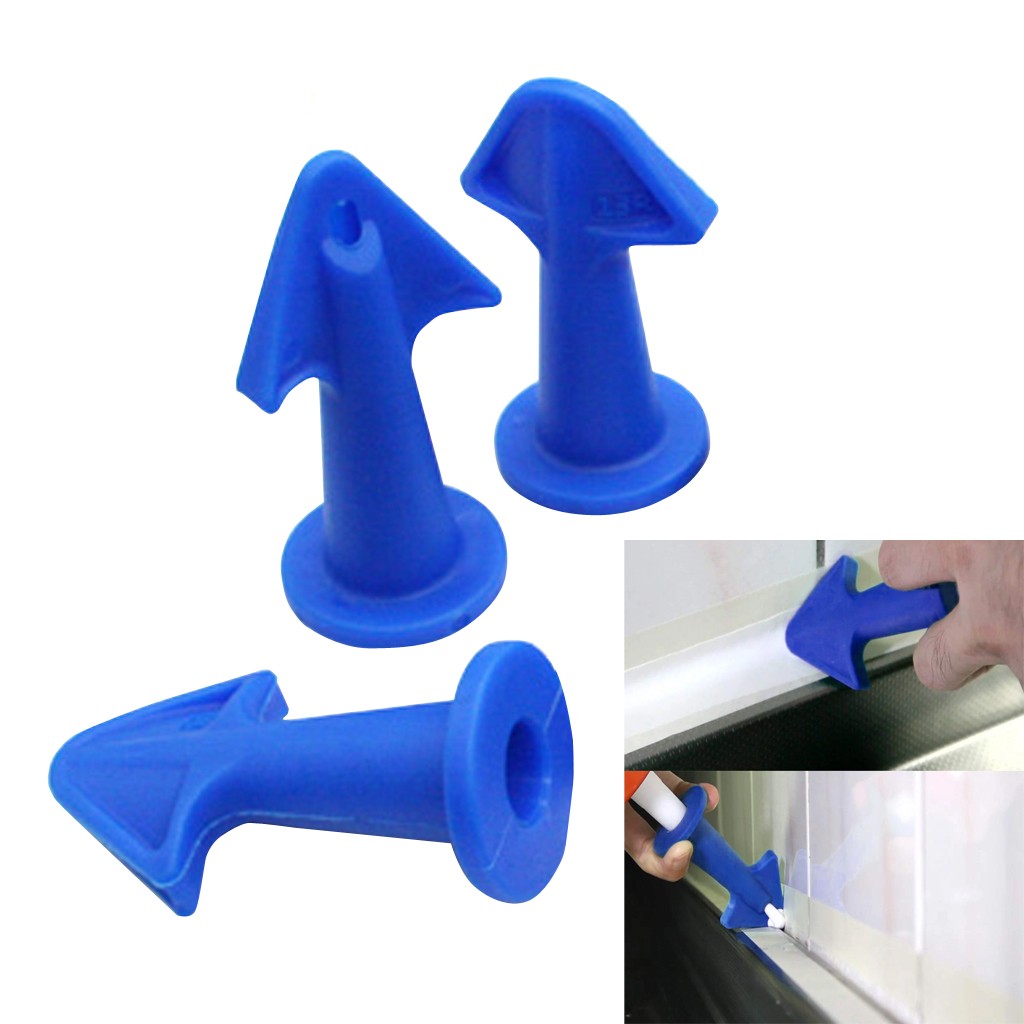 3Pcs Caulking Gun Glue Nozzle Scraper Caulking Grouting Sealant Clean Remover Tool Nozzle Accessories пистолет для герметика