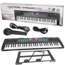61 Keys Electronic Organ Portable Digital Music Keyboard With Microphone Kids Toy Multi-Function Children'S Electronic Organ