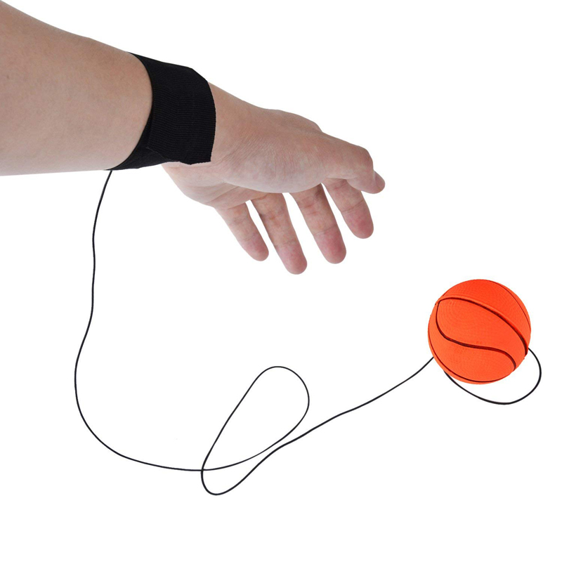 Return Sponge Rubber Hand Ball Game Exercises Bouncing Elastic Sport On Nylon String Children Kids Outdoor Toy Ball