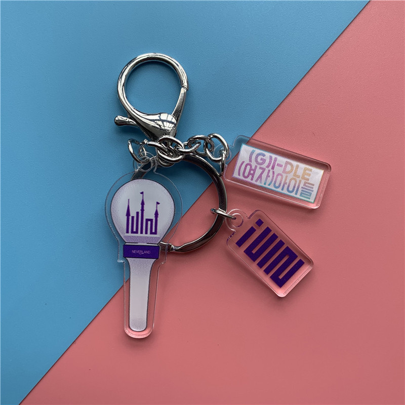 KPOP Acrylic Key Chain Key ring Shinee DAY6 VICTON Pendant Bag Accessories Fans Collection 5*8CM WJ400