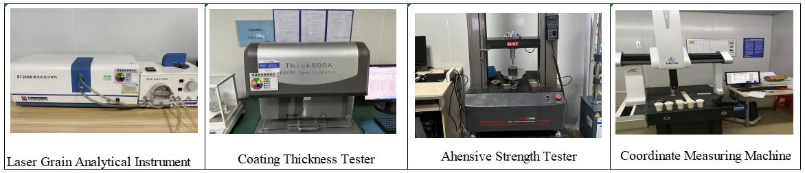 Inpection equipment for ceramic metallization