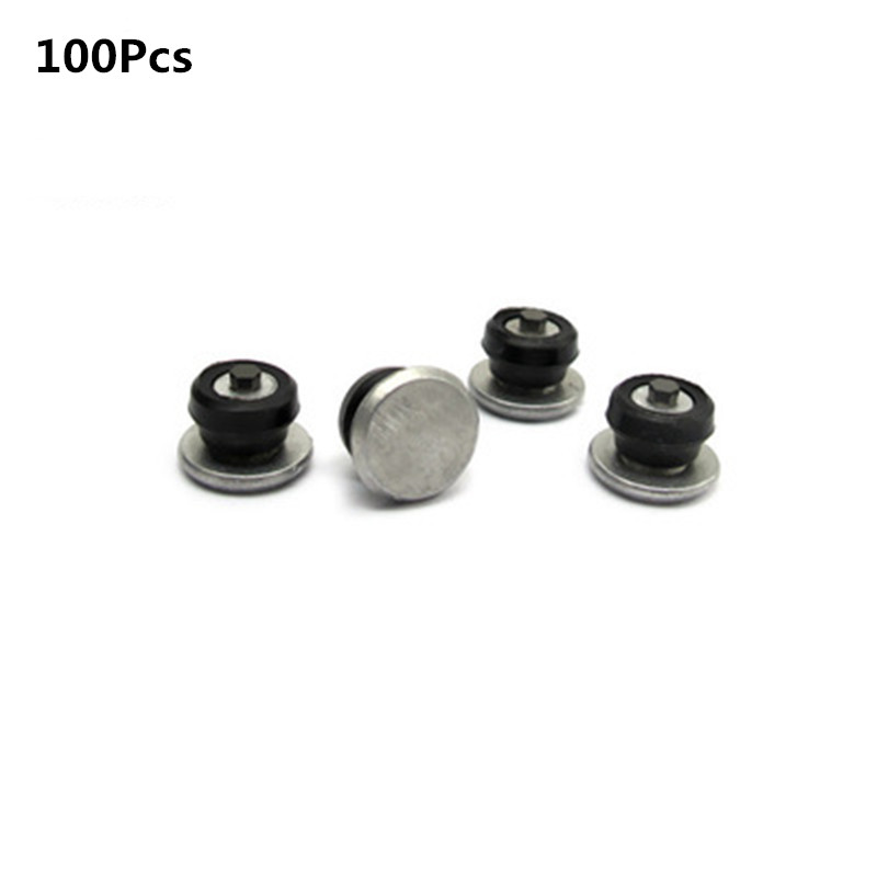 100pcs 8mm Winter Wheel Lugs Car Tires Studs Screw Snow Spikes Wheel Tyre Snow Chains Studs For ATV Car Motorcycle Tire Ice Stud