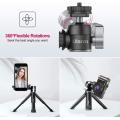 Ulanzi U-Vlog lite Mini Tripod with 360° Ball Head & Cold Shoe Selfie Stick Tabletop Tripod for Camera iPhone Android Phone DSLR