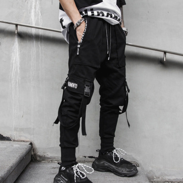 Streetwear Men's Overalls Harem Pants Hip Hop Casual Sports Pants Joggers Men Cargo Pants Trousers Fashion Tactical Pants Men