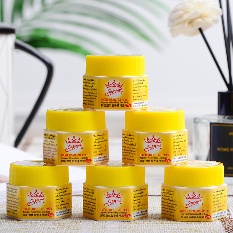 20g Natural Banana Oil Anti-Drying Crack Foot Cream Heel Cracked Repair Removal Dead Skin Soften Skin Hand Feet Care TSLM2