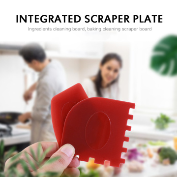 Sanitation and safety kitchen scraper durable pot plastic cleaning tool cast iron frying pan anti-scratch cleaning scraper scrap