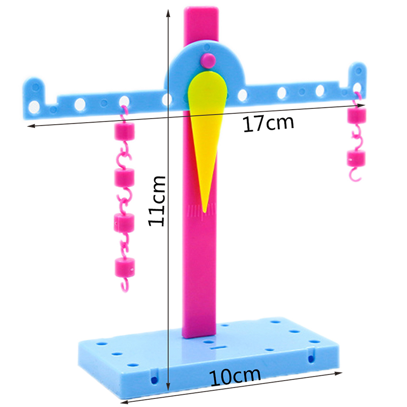 DIY Physics Teaching Laboratory Balance For Kids Students Plastic Educational Lever Principle Balance Scale