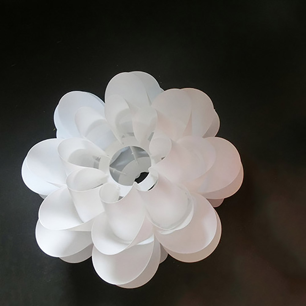 Five-Layer Modern Lotus Flower Screen Lamp For Ceiling Pendant Light Shade Cover Home Office Hotel Bar Decoration
