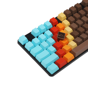 Side printed Top printed Blank 108 Key 1976 Mixed Color OEM Profile Thick PBT Dyed Keycaps For MX Switches Mechanical Keyboard