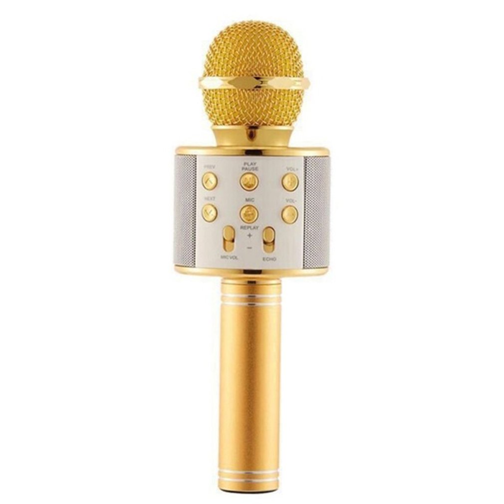 Bluetooth Wireless Karaoke Microphone Wireless Microphone KTV Professiona Speaker Handheld Microfone Player Singing Recorder Mic