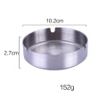 Stainless Steel Gold-plated Ashtray Drop-resistant for Internet Cafe Restaurant Hotel Home Use