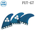 prancha quilhas de Surfing Paddling Future Fins G7 Orange/Blue Color Fins Honeycomb Logo Fiberglass Fins Green Blue Orange