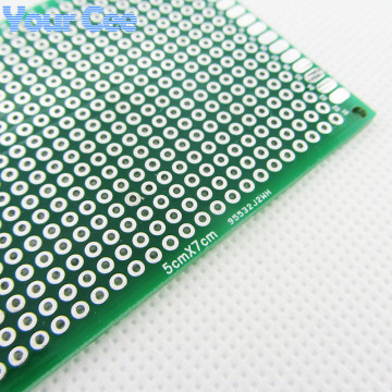 5X7cm 5*7cm Double Side Prototype pcb Breadboard Universal Printed Circuit Board for Arduino 1.6mm 2.54mm Glass Fiber
