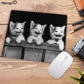 XGZ Small Size Rubbe Mouse Pad Cute Cat Animal Mouse Mat Gaming Player Gamer Desktop Pad Computer Laptop Mousepad Games 22X18CM