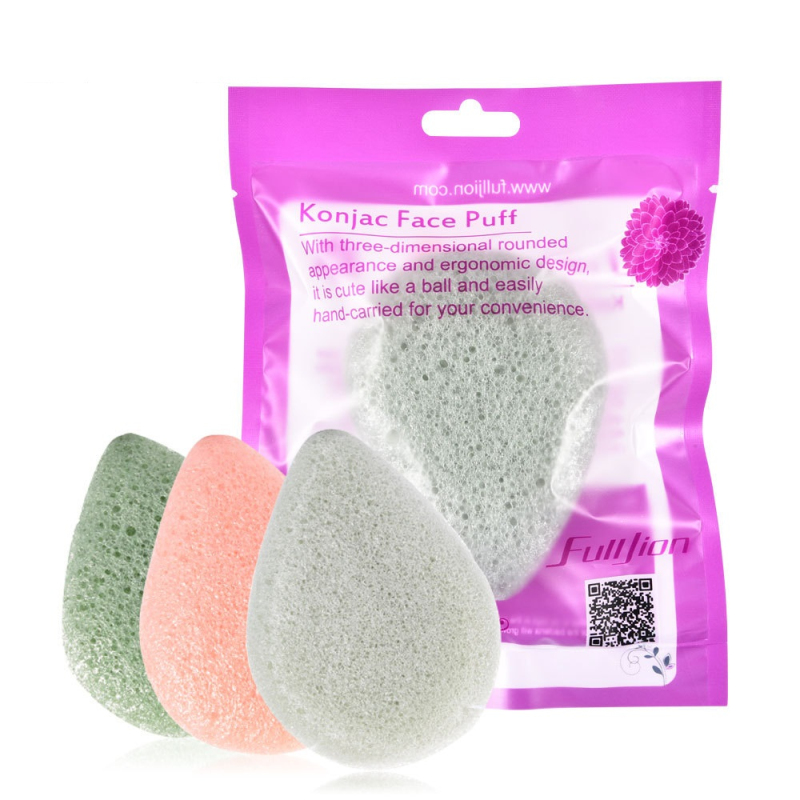 Natural Konjac Face Wash Exfoliating Sponge Facial Cleanser Makeup Remover Tool Puff Sponge Ball Face Cleaner Korean Cosmetics