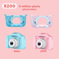 2.0'' Mini Kids Camera IPS Screen HD 1080P Children Digital Photo Camera Toy Anti-Drop Children Selfie Toy Camera Gift