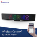 50cm P5MM RGB WIFI Led Sign Full color Programmable Scrolling Message LED Display Board Display Multi-language