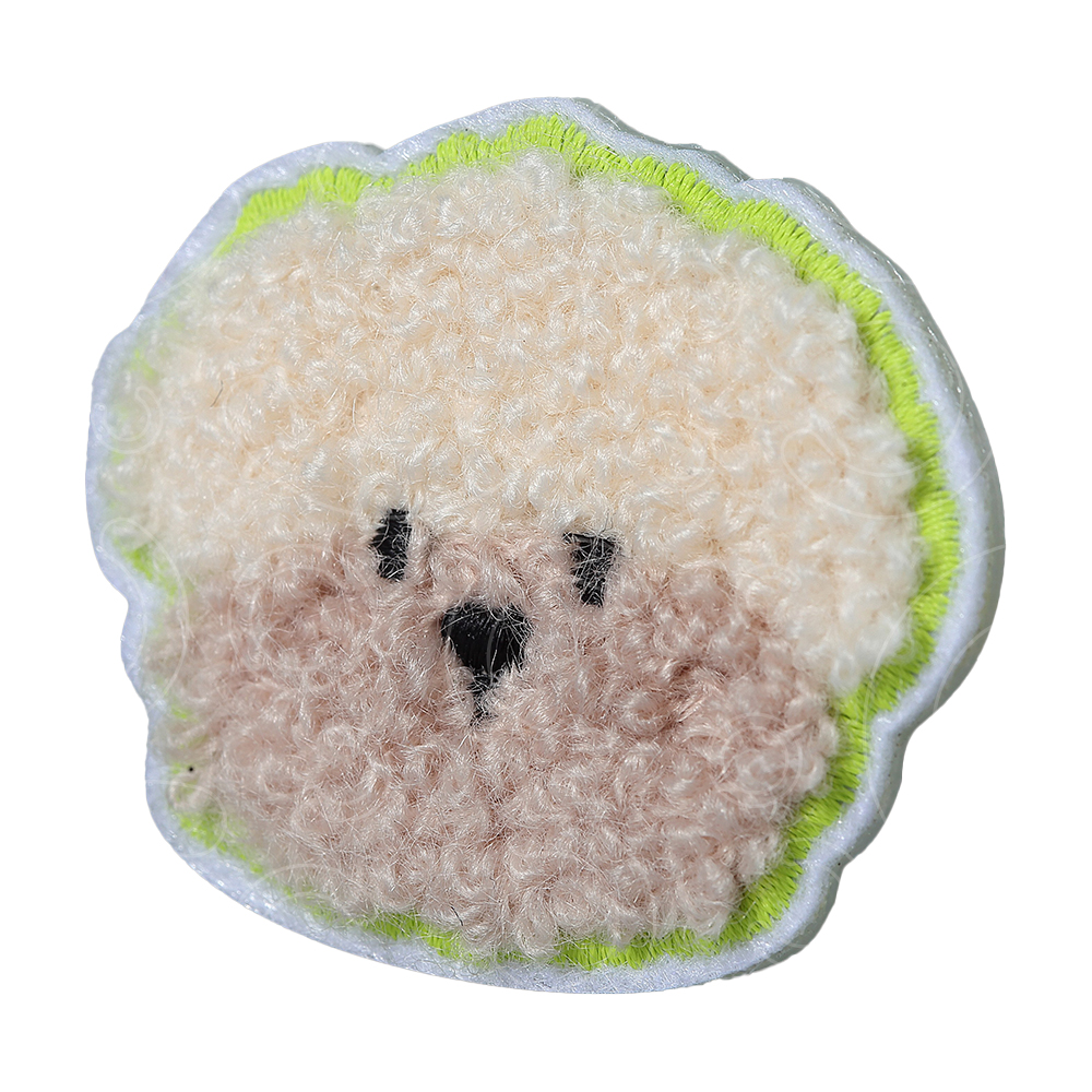 Velcro towel embroidery patch