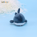 15cm Cute Simulation Shark Plush Key Chain Pendant Toys Soft Cartoon Whale Stuffed Doll Backpack Keychain Bag Pendant Kids Gift