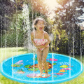 Folding Portable Sprinkler Water Play Mat 110cm Or 170cm Outdoor Inflatable Child Toddler Fountain Play Pad Water Play Equipment