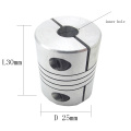 4PCS 5X10MM D25L30 Aluminum Z Axis Flexible Coupling For Stepper Motor Coupler Shaft Couplings 3D Printer Parts Accessory