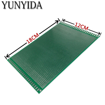 free shipping 1pcs 12x18cm Double Side Prototype PCB Universal Printed Circuit Board