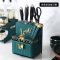 Spice Box Knife Holder Set Glass Oil Can Spice Jar Oil Bottle Plastic Containers with Lids Kitchen Jars Kitchen Storage
