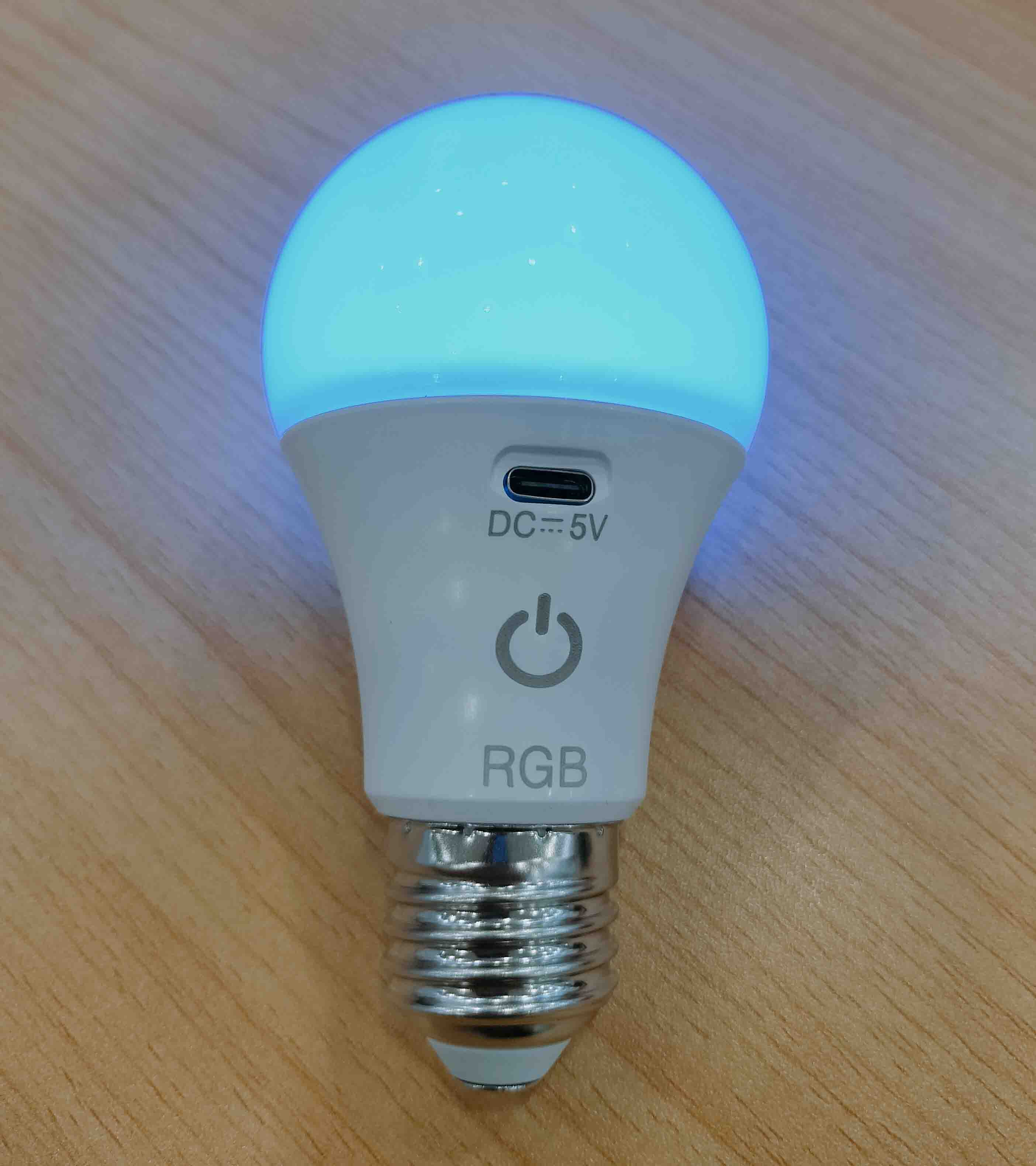 RGBW rechargeable LED light bulbs (5)