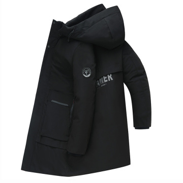 Winter New Men Parkas Men's Fashion Casual long Thick Warm Parka Male Comfortable Removable cap Hooded Parka Coat