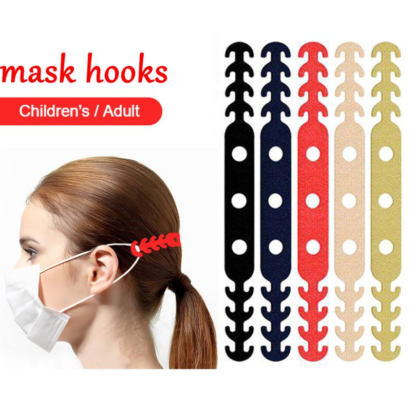 Face Comfort Ear Masks Hook Adjustable Anti-slip Mask Ear Grips Extension Buckle PortableUniversal Mask Extender Holders Face 95