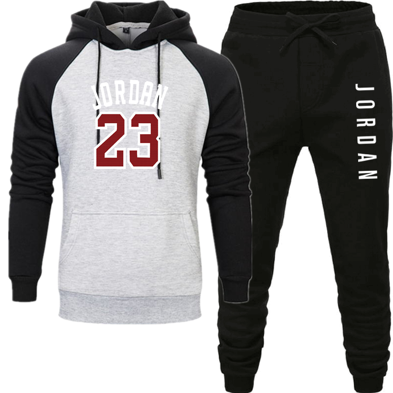 Jordan 23 Tracksuit Men Sets Winter Hoodies Pants 2 Piece Set 2020 Fashion Hoody Mens Sweatshirt Sport Joggers Sweatpants Suit