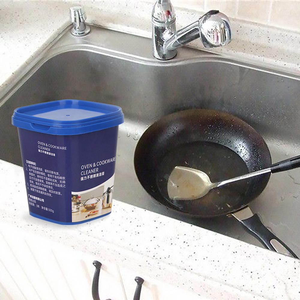 Oven And Cookware Cleaner Power Pot Bottom Black Scale Decontamination Household Stainless Steel Tile Cleaning Paste